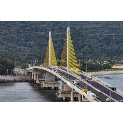 Falta pouco à inauguração da Ponte de Guaratuba  e recebe juntas de dilatação